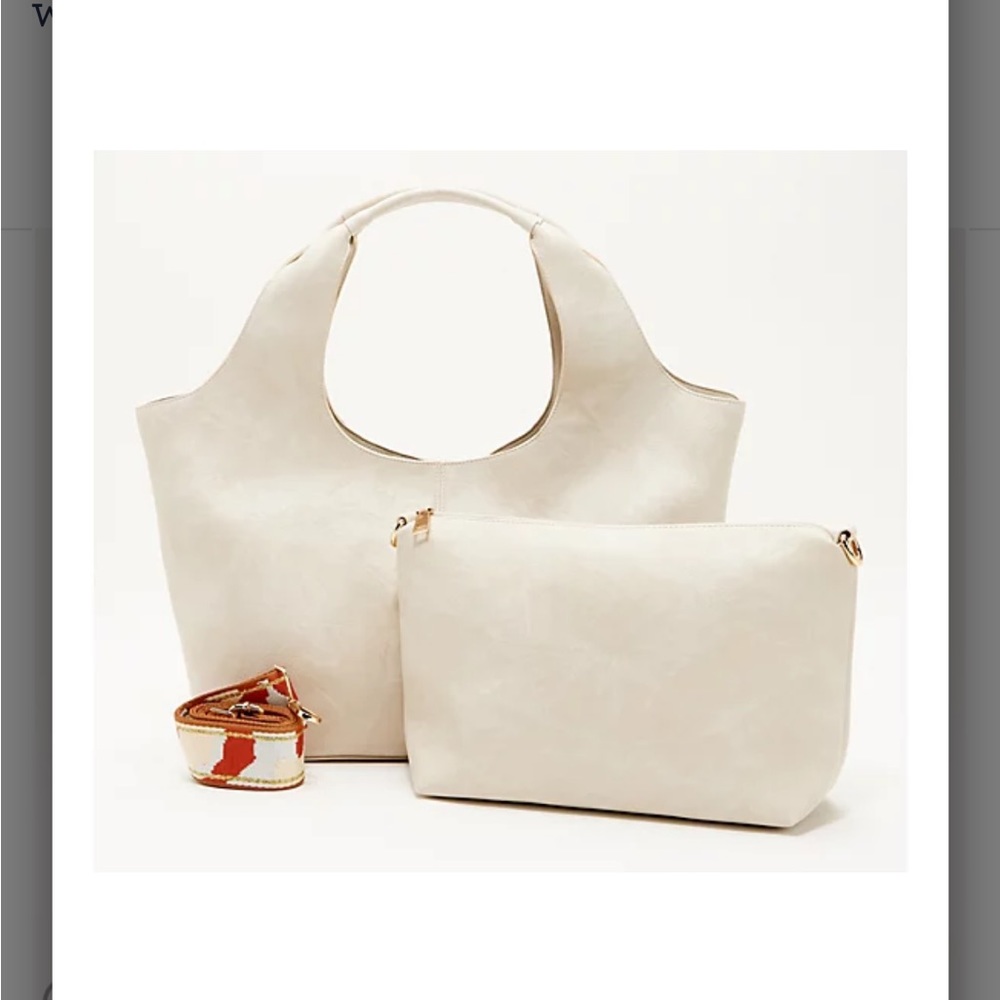 NWT AHDORNED 2 in one Hobo / Crossbody handbag